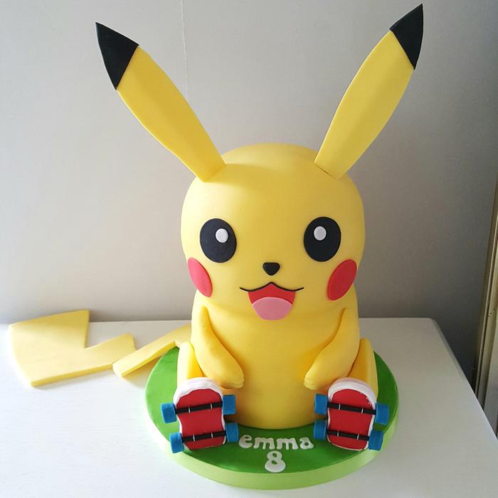 3D Pokemon Pikachu cake 