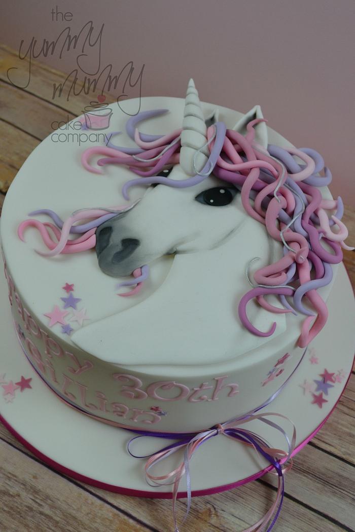 Magical Unicorn themed cake