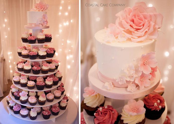 Pretty In Pink Cupcake Tower