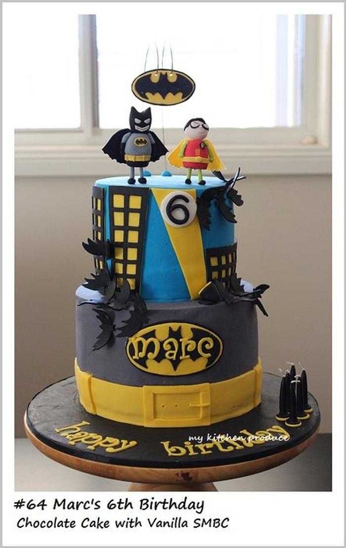 Batman and Robin Cake