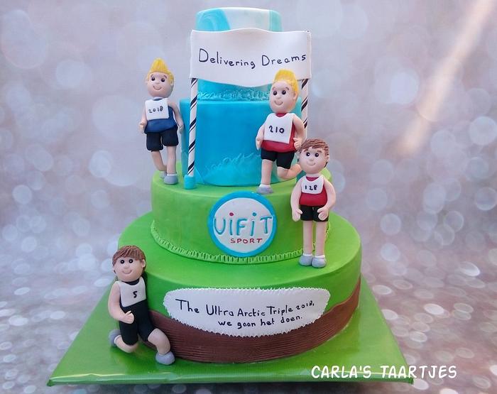 Marathon Runners Cake