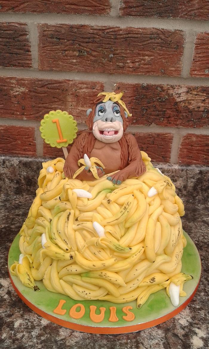 Jungle book cake - Going bananas with the King of the Swingers