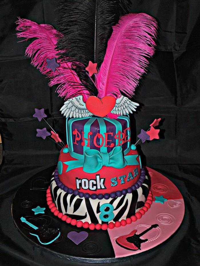 Rock star cake