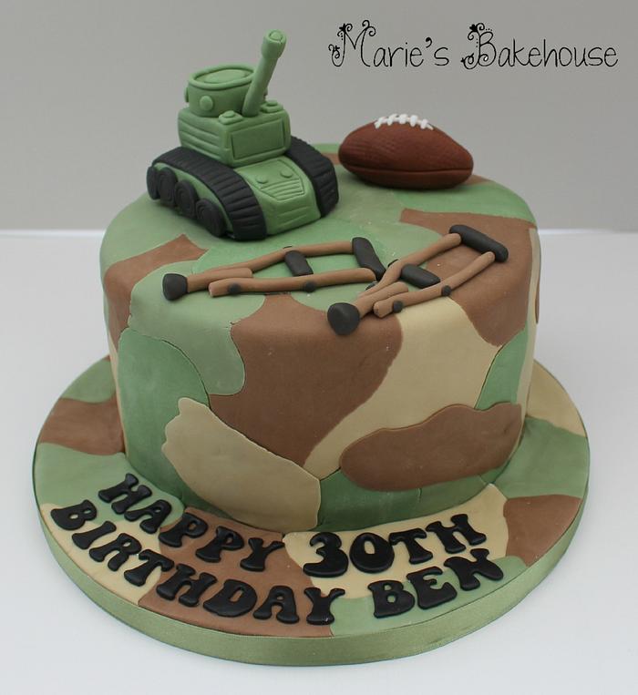 Ben's tank cake