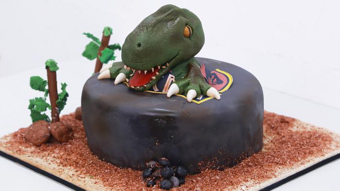 T rex cake #dinosaur