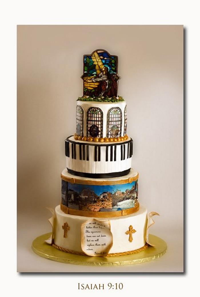 Church rededication cake