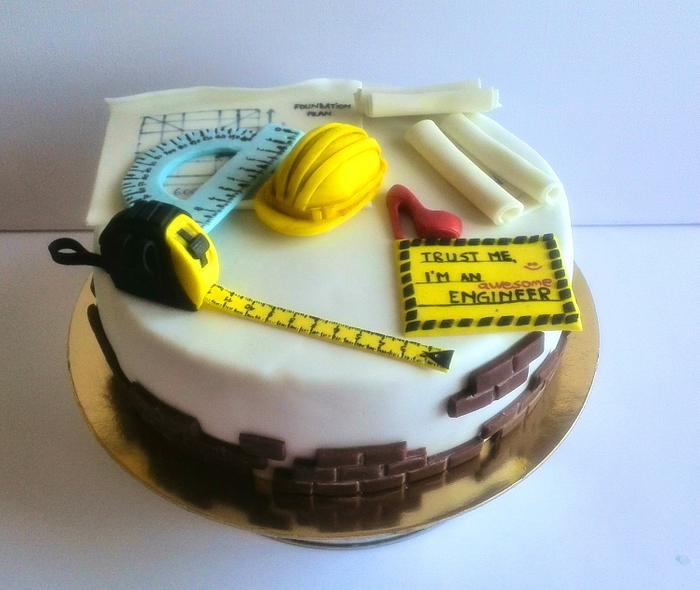 Engineer Theme Cake | Online delivery | Victoria Junction | Siliguri -  bestgift.in