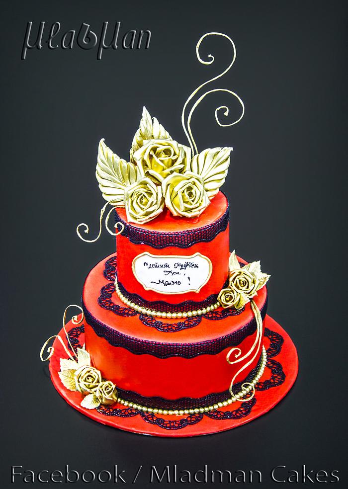 Royalty Red Cake