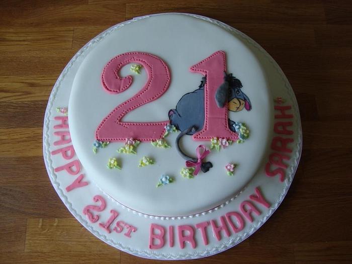 Eeyore birthday cake