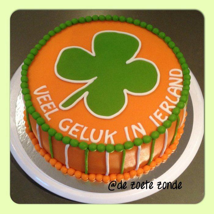 Irish theme cake