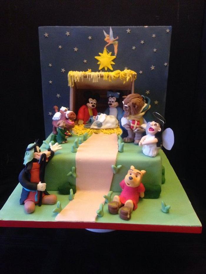 The Disney nativity for bake a Christmas wish 