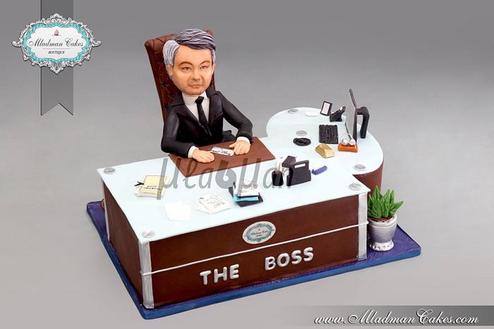 The Boss Birthday Cake