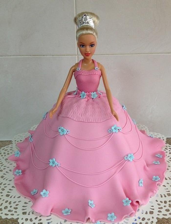 Barbie Doll cake