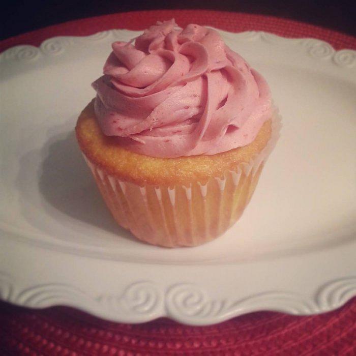 Lemon Raspberry Cupcake