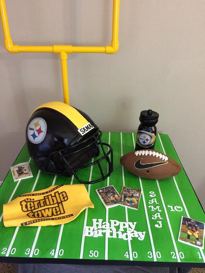 Pittsburgh Steelers football cake 
