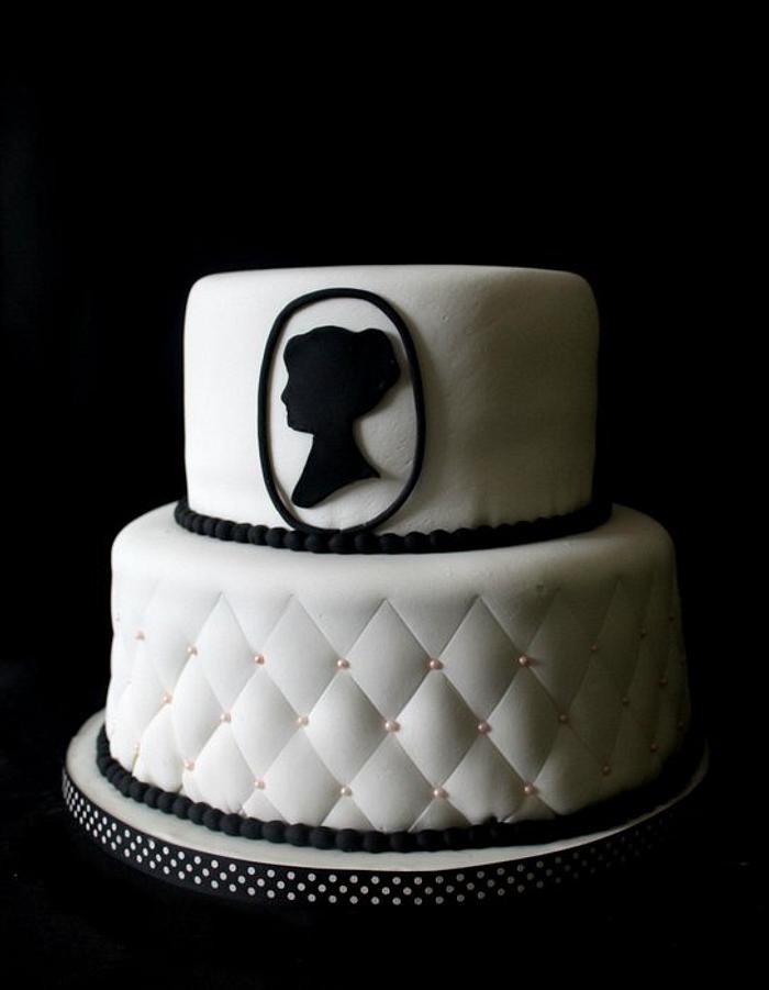 Shabby Chic Bridal Shower Cake
