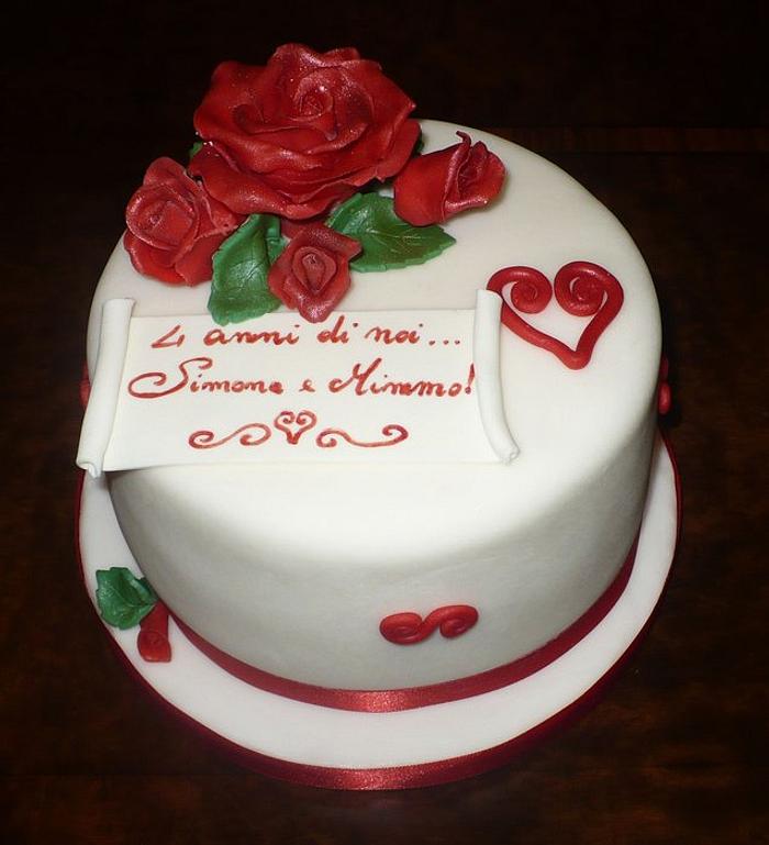 A cake for lovers!