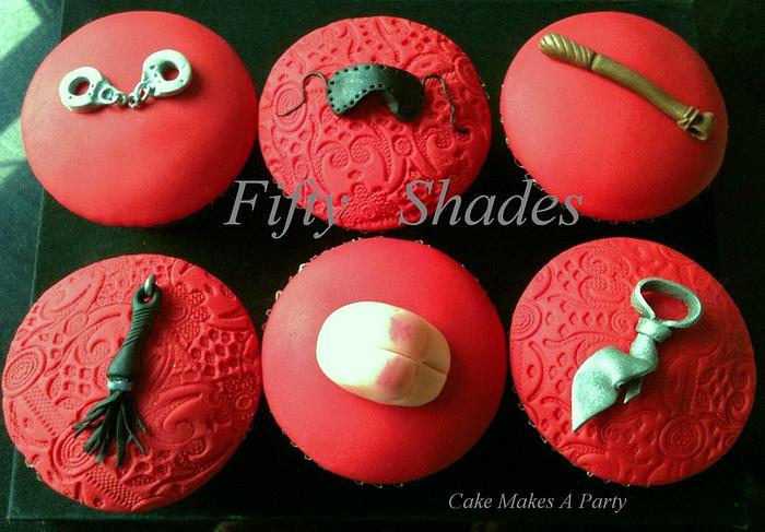 Fifty Shades Cupcakes