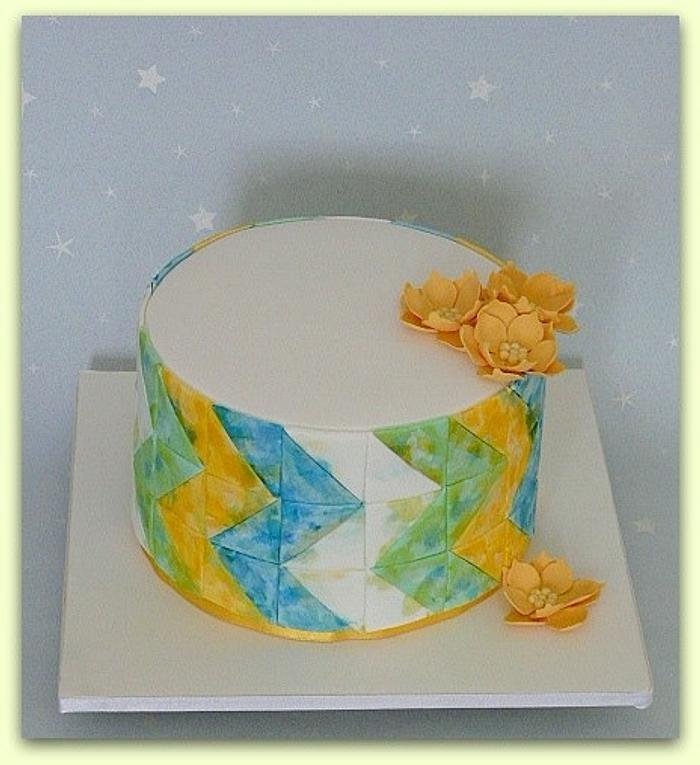Tiled cake