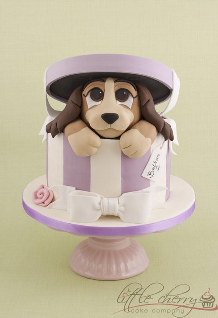 Lady in a Hatbox Cake