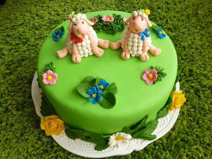 Happy spring cake