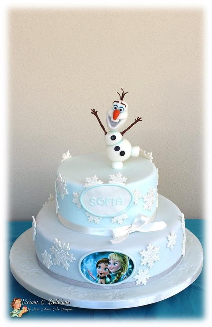 Cake topper Olaf