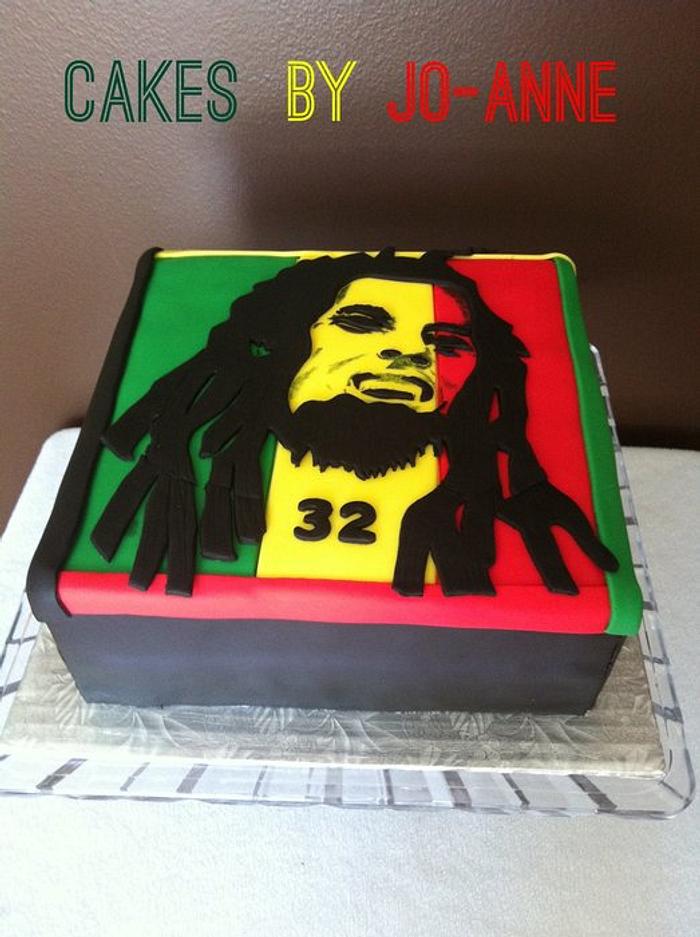 Bob Marley Birthday Cake 