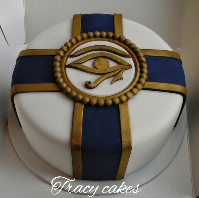 Egyptian theme cake