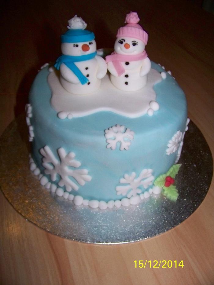 Christmas cake.