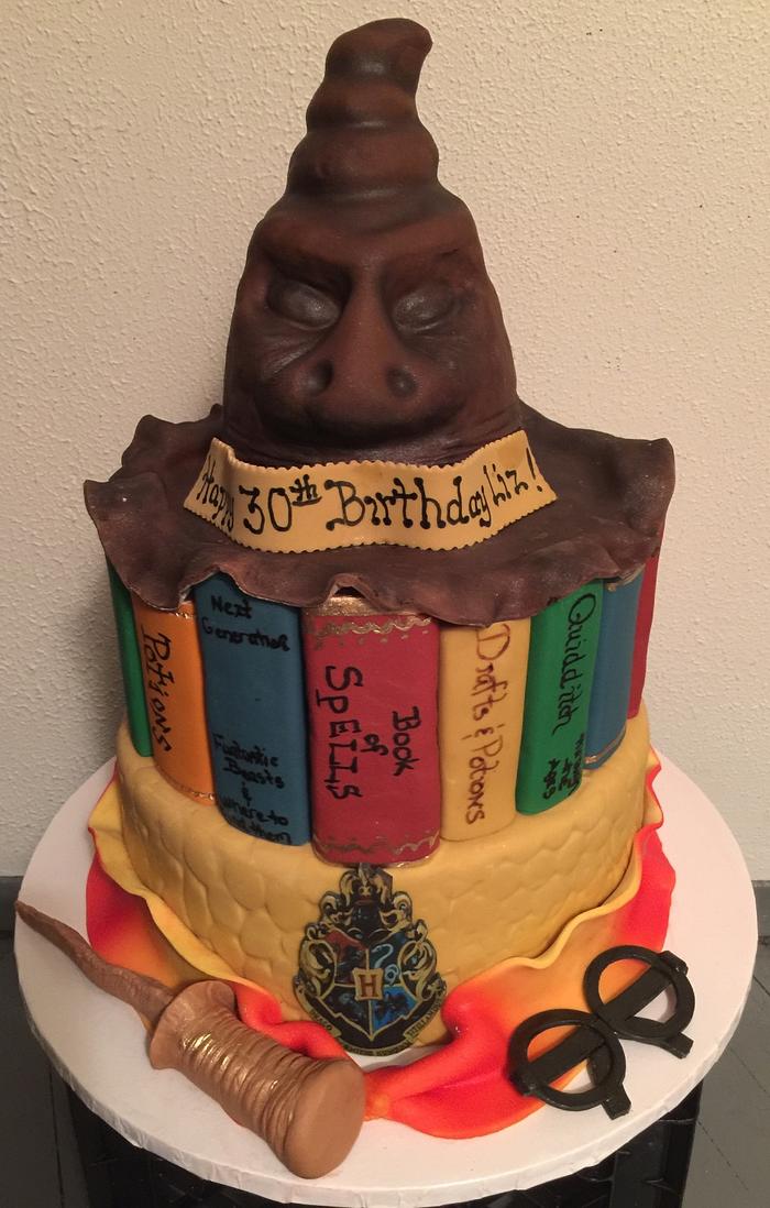 Harry Potter themed birthday cake - Decorated Cake by - CakesDecor