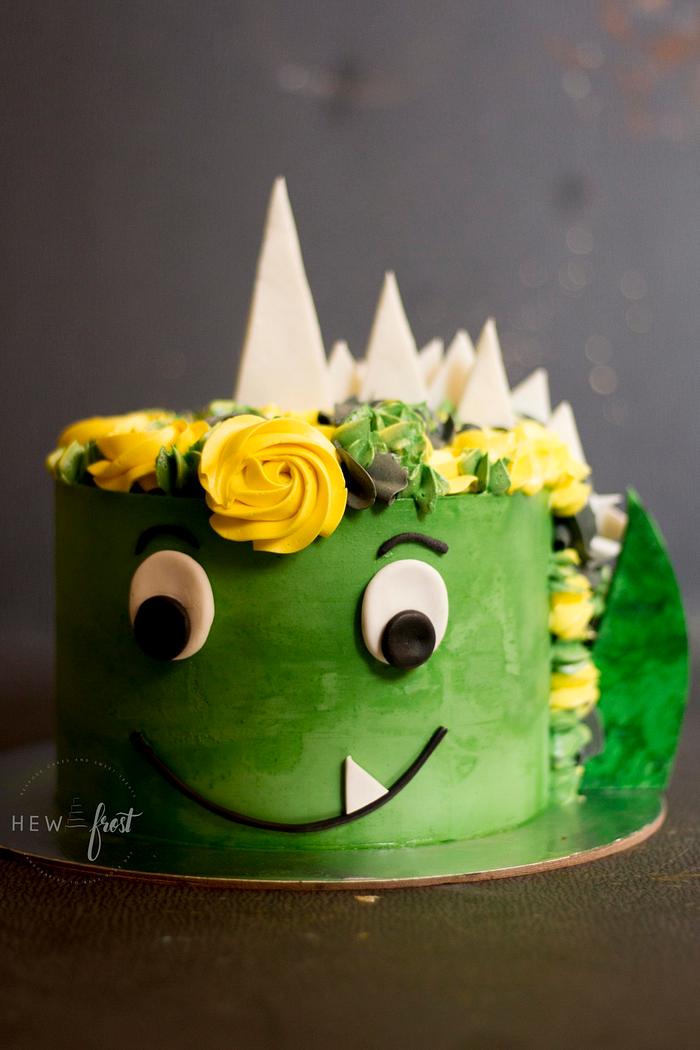 Dino - Unicorn style cake
