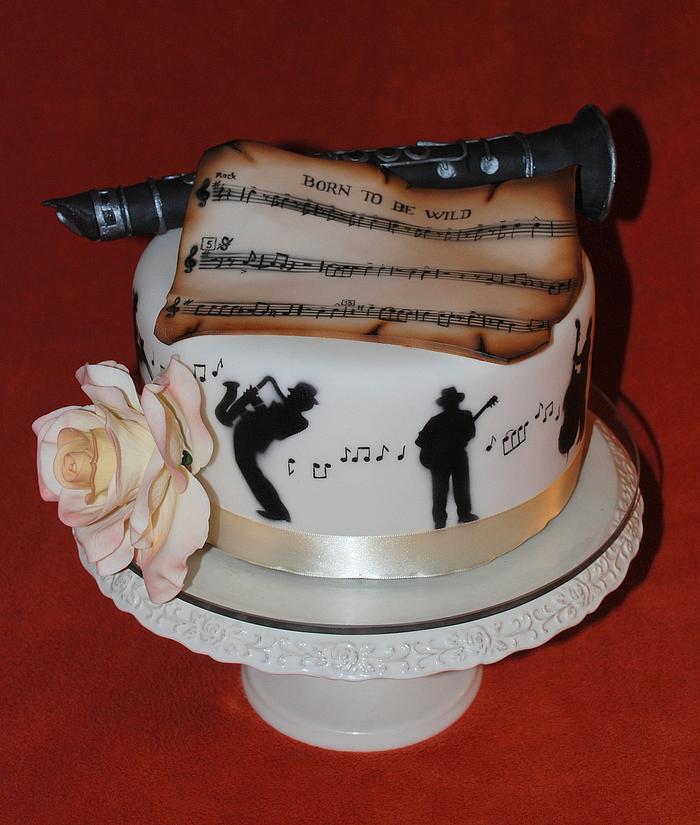 Cakes with klarinet