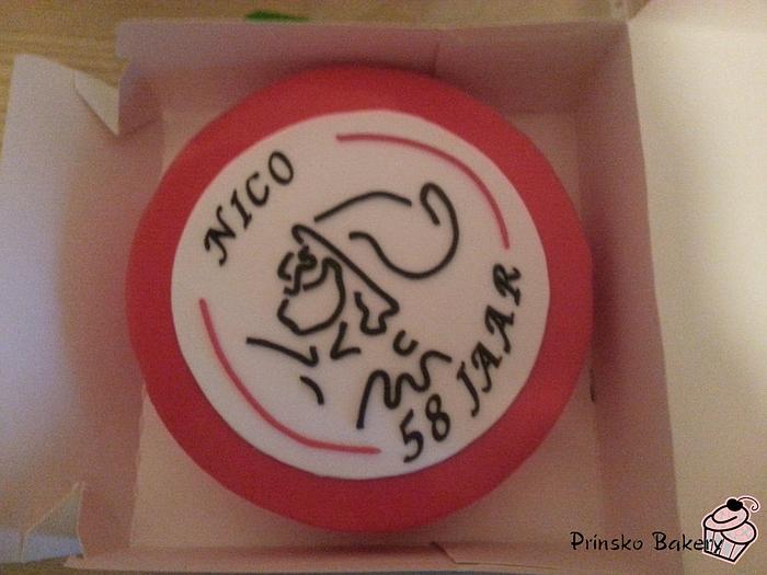 Ajax (Dutch soccerclub) cake 