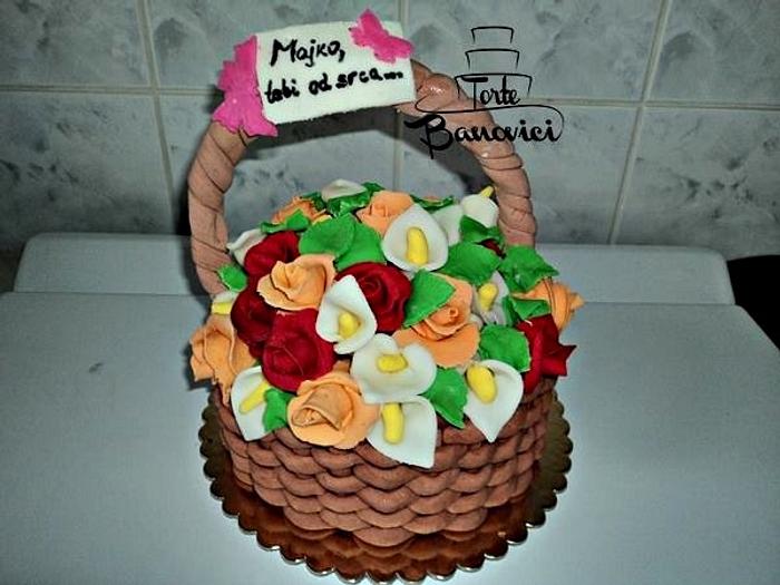Bouquet cake