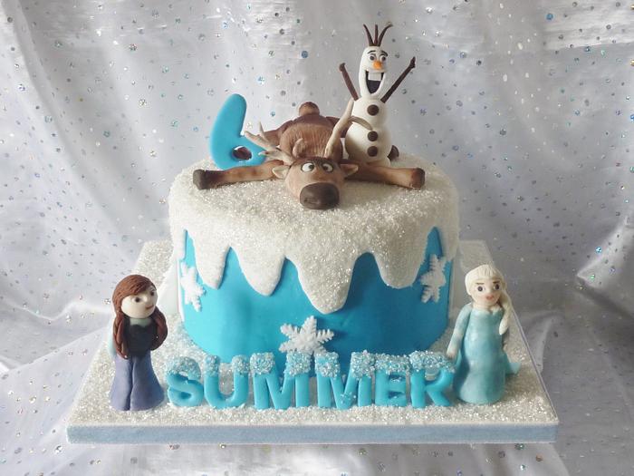 Summer's Frozen Cake