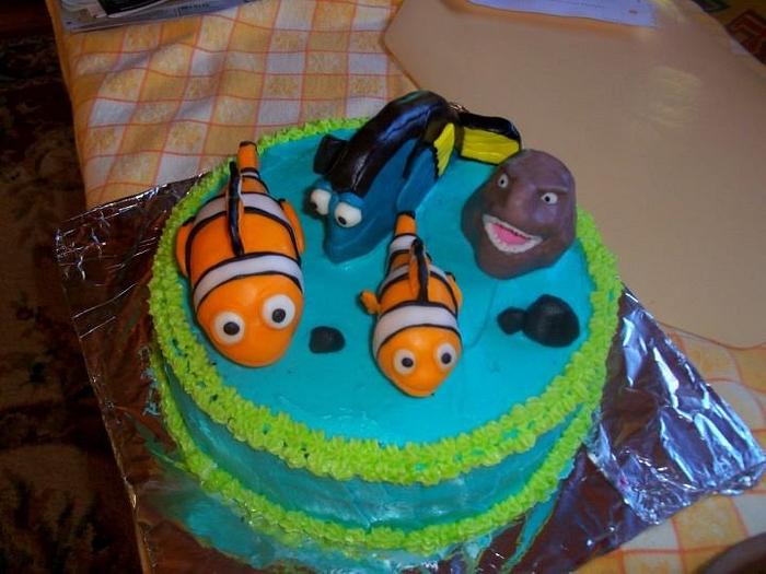 Finding Nemo cake