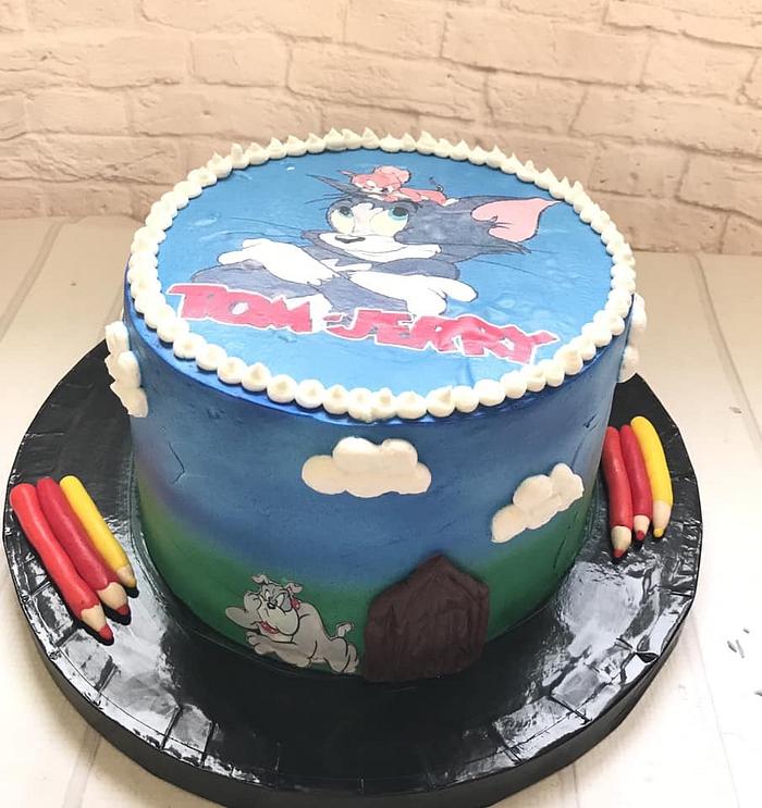 Tom and jerry cake 