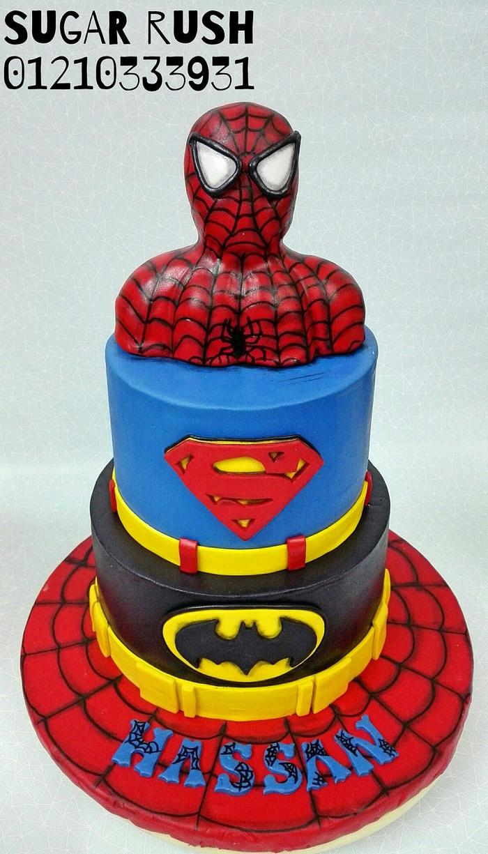 Super hero's cake 
