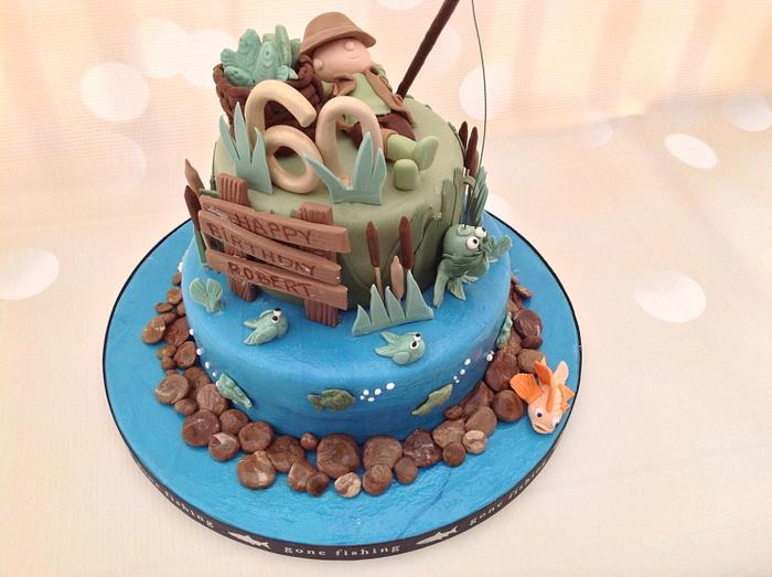 Fisherman's 60th Birthday cake