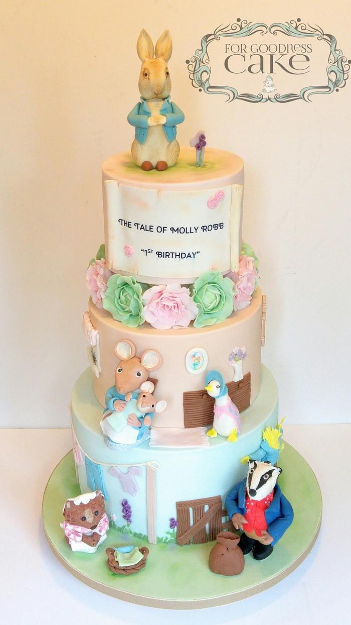 Beatrix Potter Themed Cake