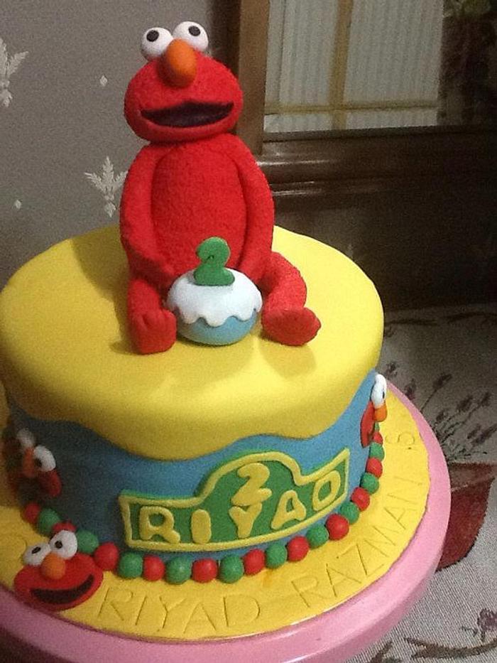 Elmo Cake