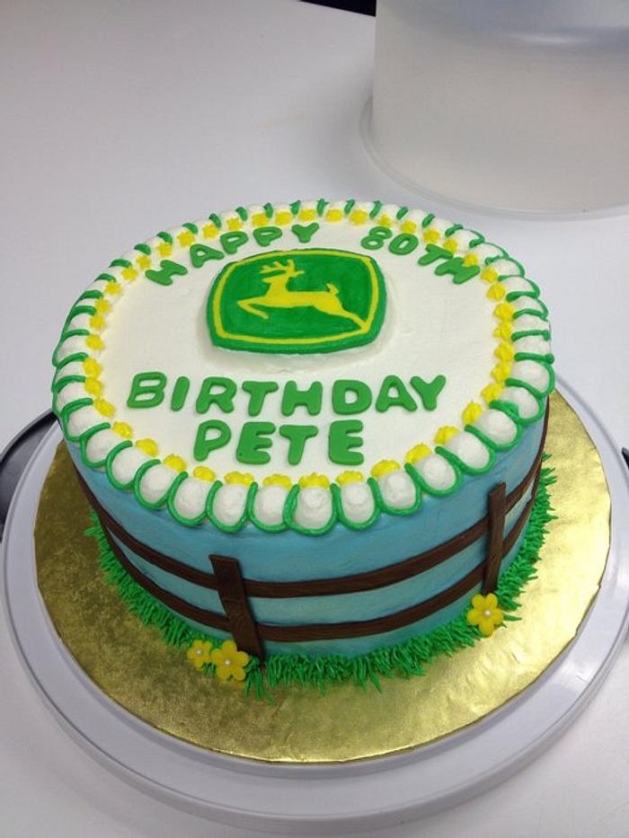 John Deer Birthday Cake