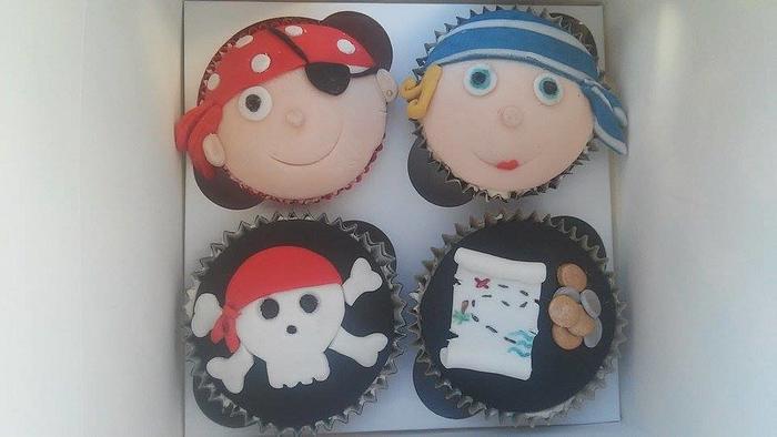 Pirates cupcakes