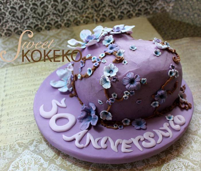 Romantic Aniversary Cake