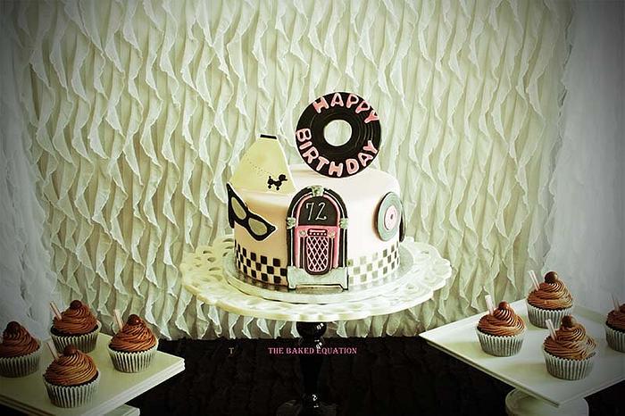 50's Party Cake
