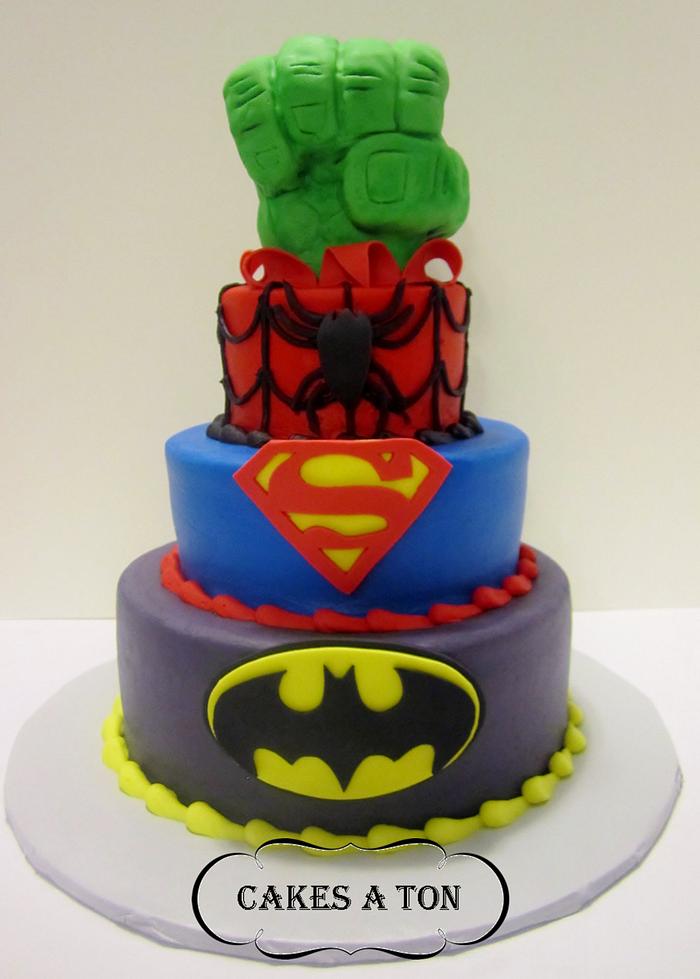 Superhero Cake 
