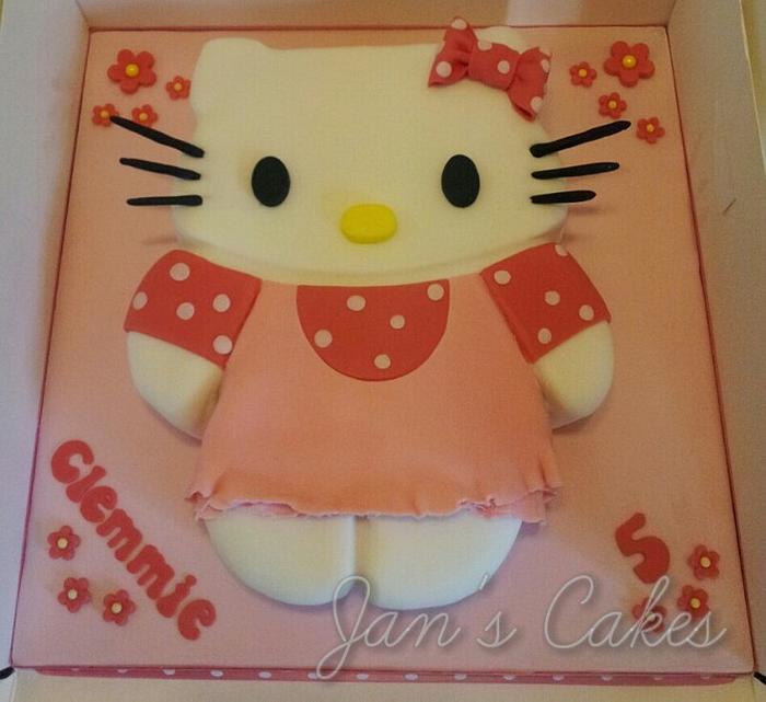 Hello Kitty Birthday cake 