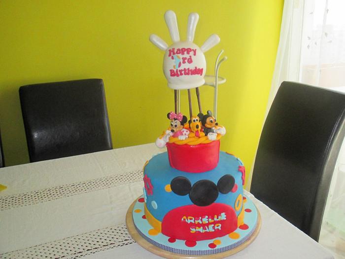 Mickey Mouse Clubhouse Themed Cake