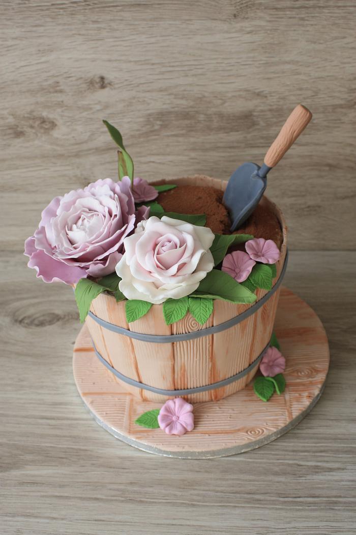 "Garden" cake