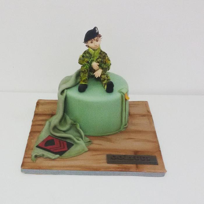 military cake 